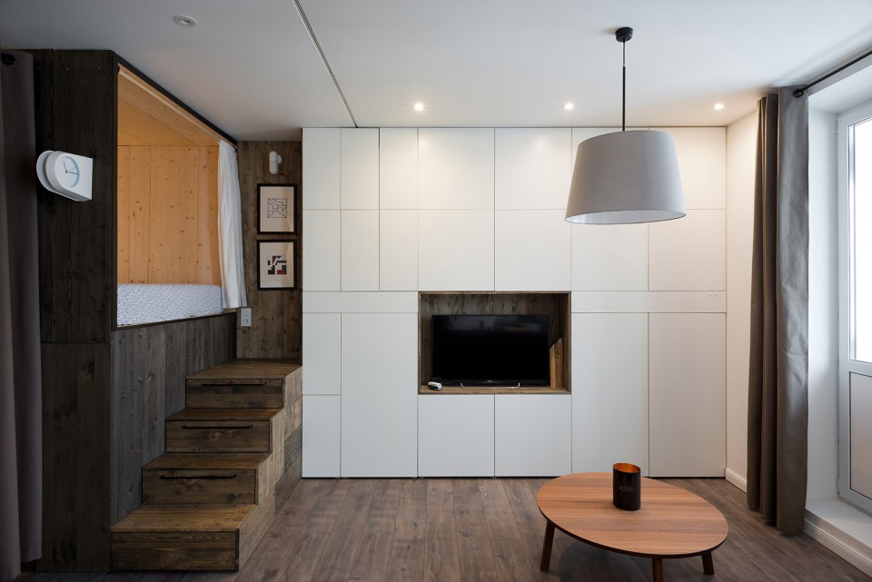 1-Designer's Flat, Moscow by Studio Bazi