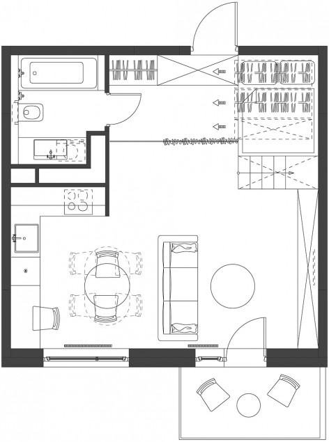 24-Designer's Flat, Moscow by Studio Bazi