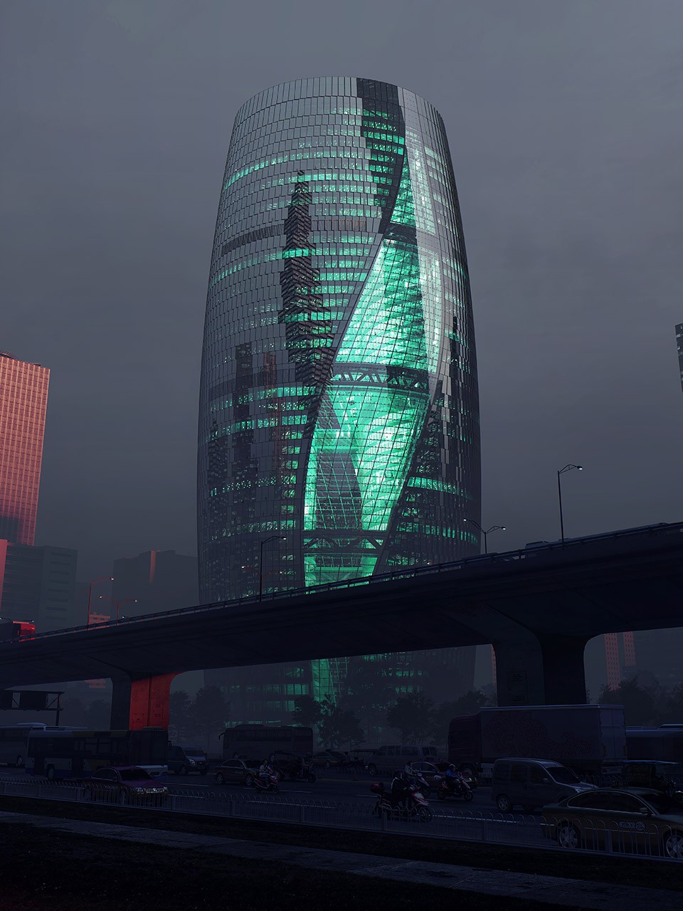 002-Leeza Soho, Beijing by Zaha Hadid Architects