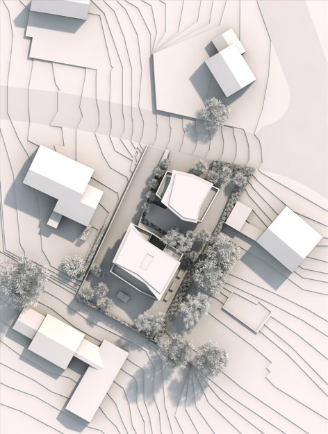 018-Two private homes at Hofackerstrasse 20 & 20A in Adliswil by Spooerri Thommen Architekten