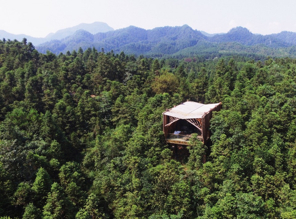 Treehouse M at Qiyun Mountain