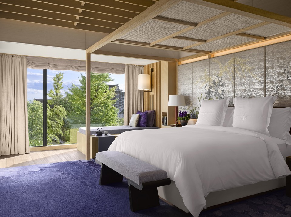 Four Seasons Kyoto presidential suite bedroom