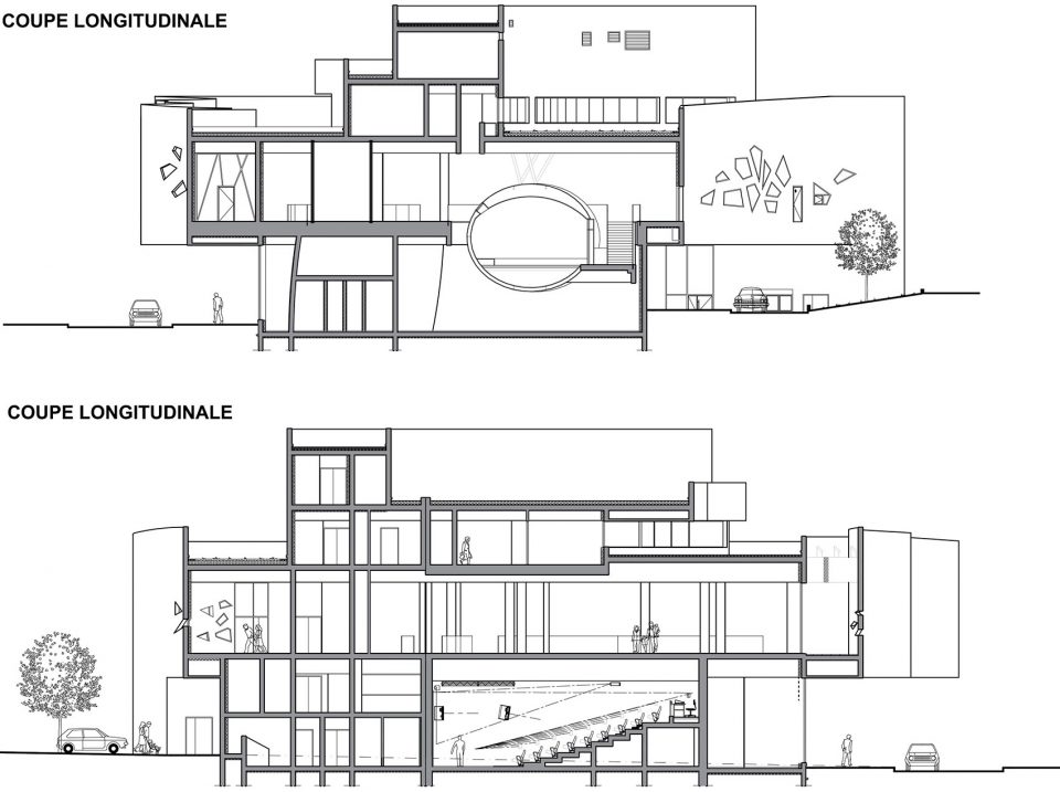 Media Library of Vitrolles Elevation
