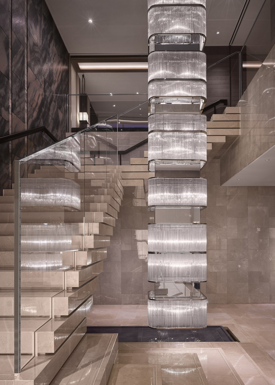 Four Seasons Kyoto staircase to wedding chapel