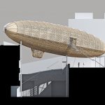 布拉格 DOX 艺术中心上空的飞艇 / Hut Architektury Martin Rajnis