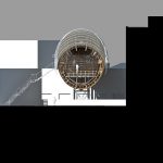 布拉格 DOX 艺术中心上空的飞艇 / Hut Architektury Martin Rajnis