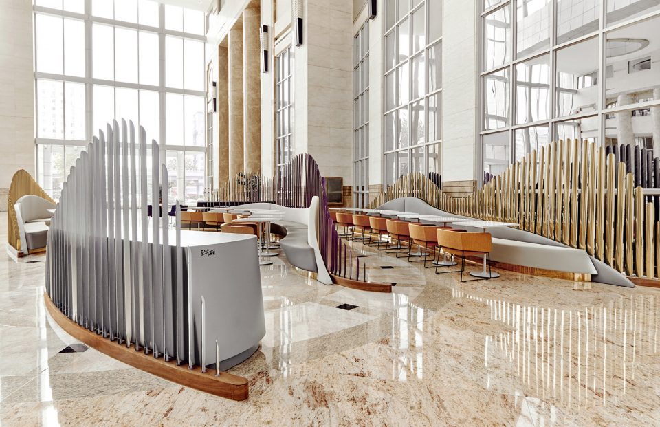 lobby view 大堂视角 CUPONE SODA architects