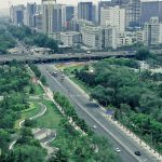 北京石景山游乐园南广场绿地：长安街上的新视角 / 北林地景