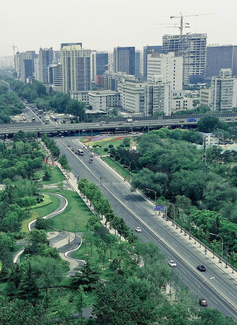 New perspectives on Changan Avenue by Beijing Beilin Landscape Architecture institute