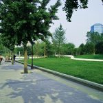 北京石景山游乐园南广场绿地：长安街上的新视角 / 北林地景