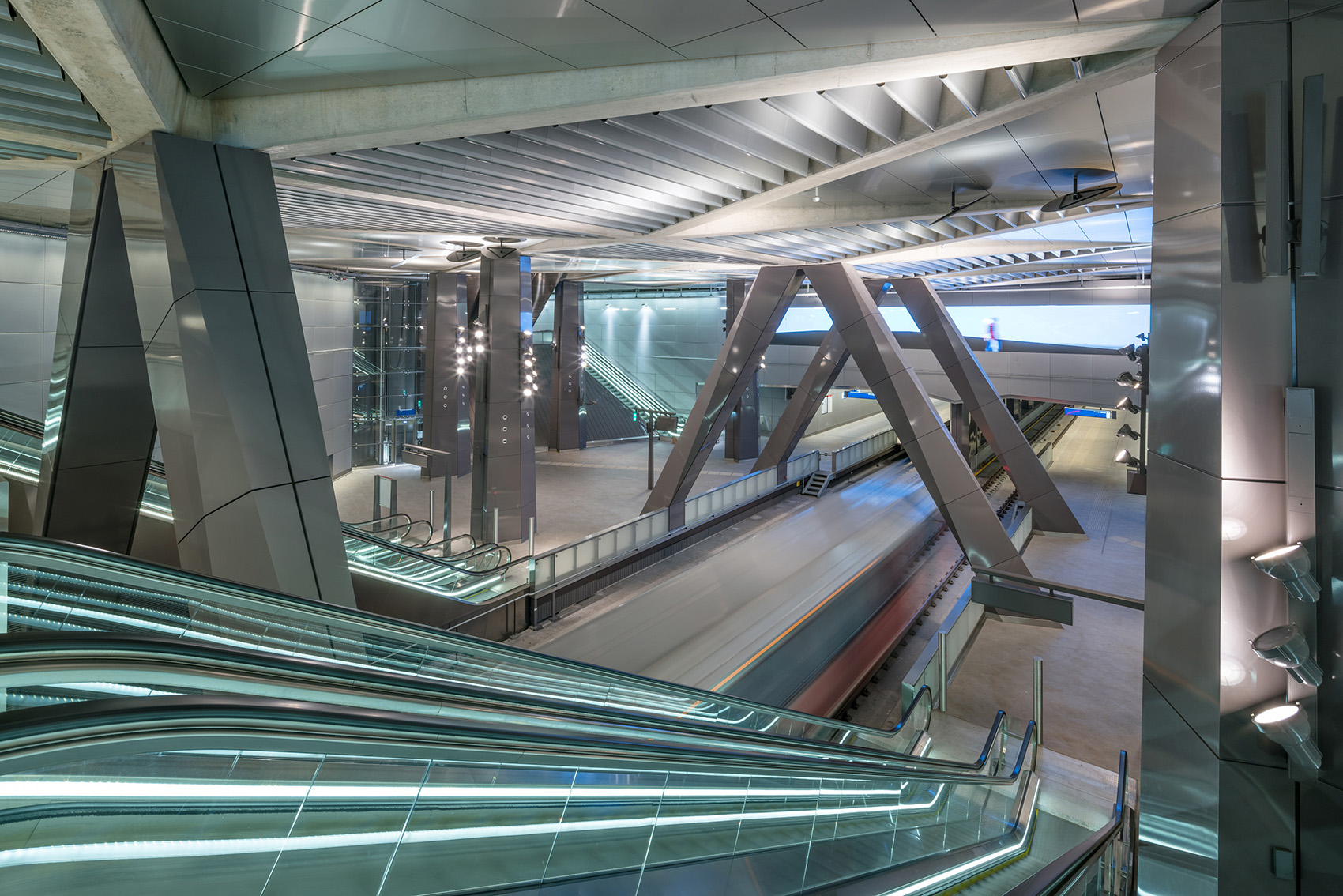 The North south Metro Line of Amsterdam by Benthem Crouwel Architects