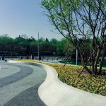 北京石景山游乐园南广场绿地：长安街上的新视角 / 北林地景