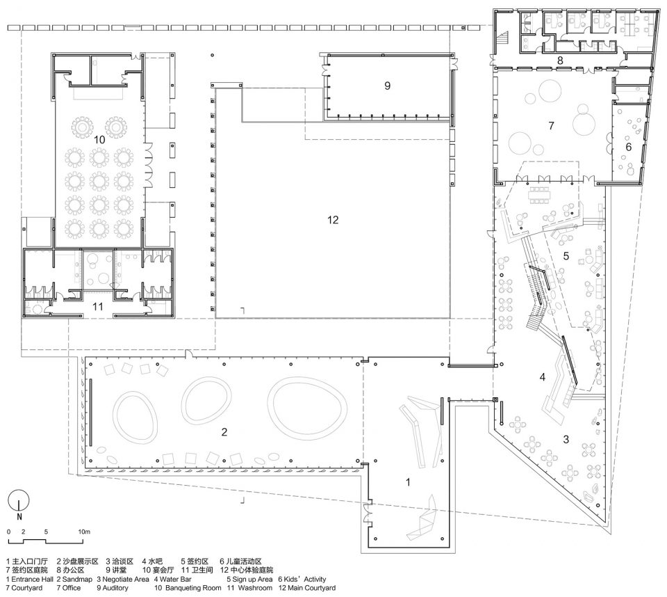 Chongqing Central Park Life Experience Center drawing