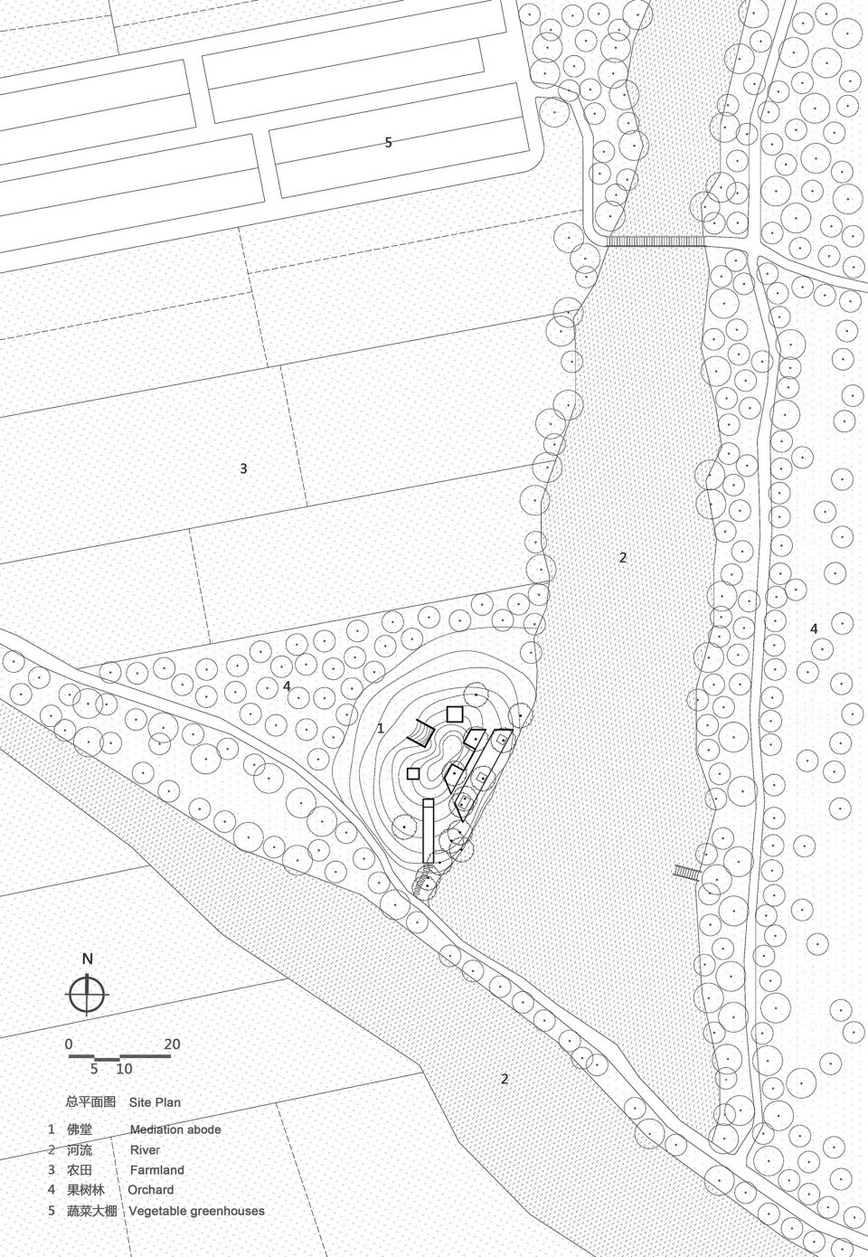 Waterside Buddist Shrine Master plan