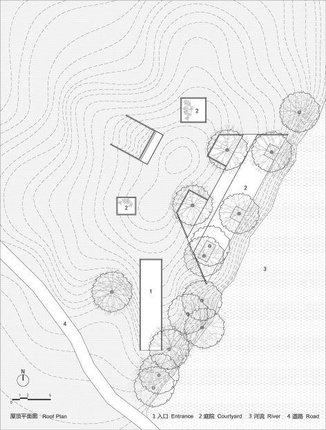 Waterside Buddist Shrine Roof plan
