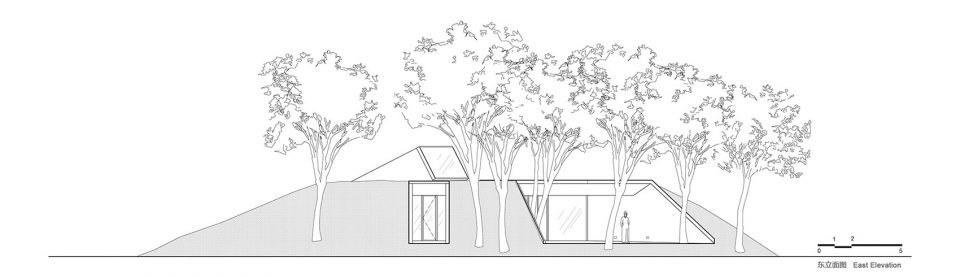 Waterside Buddist Shrine Elevation east