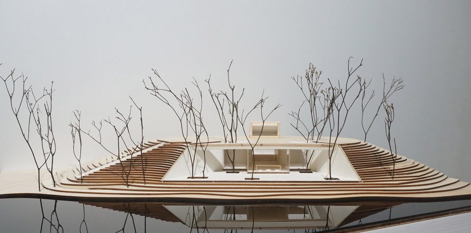 Waterside Buddist Shrine Model