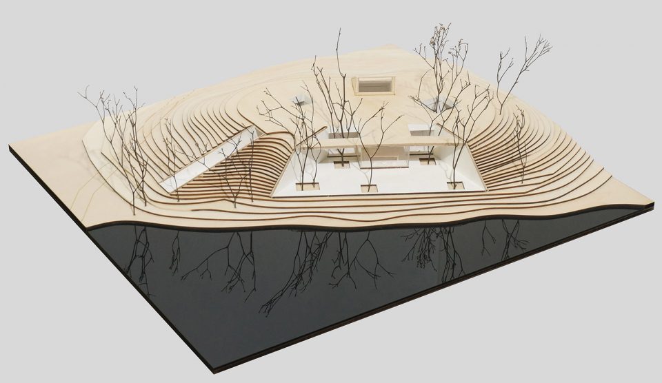 Waterside Buddist Shrine Model