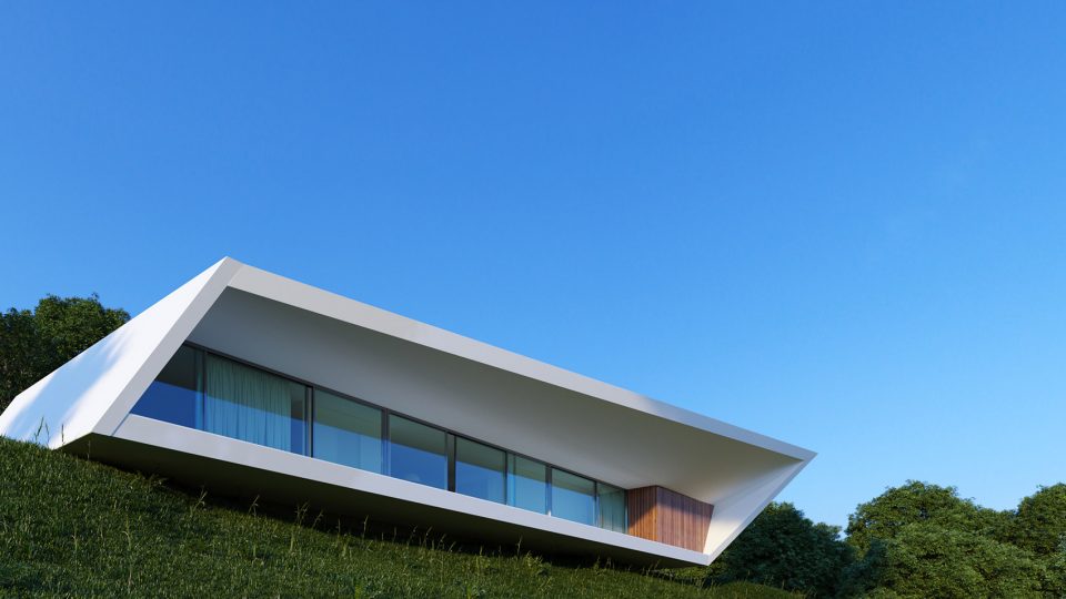 Home White line By Nravil Architects