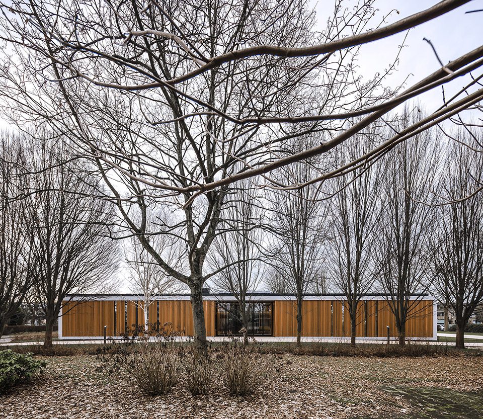 Freestanding Care Pavilion realized in Hendrik Ido Ambacht By AAAN