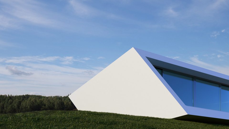 Home White line By Nravil Architects