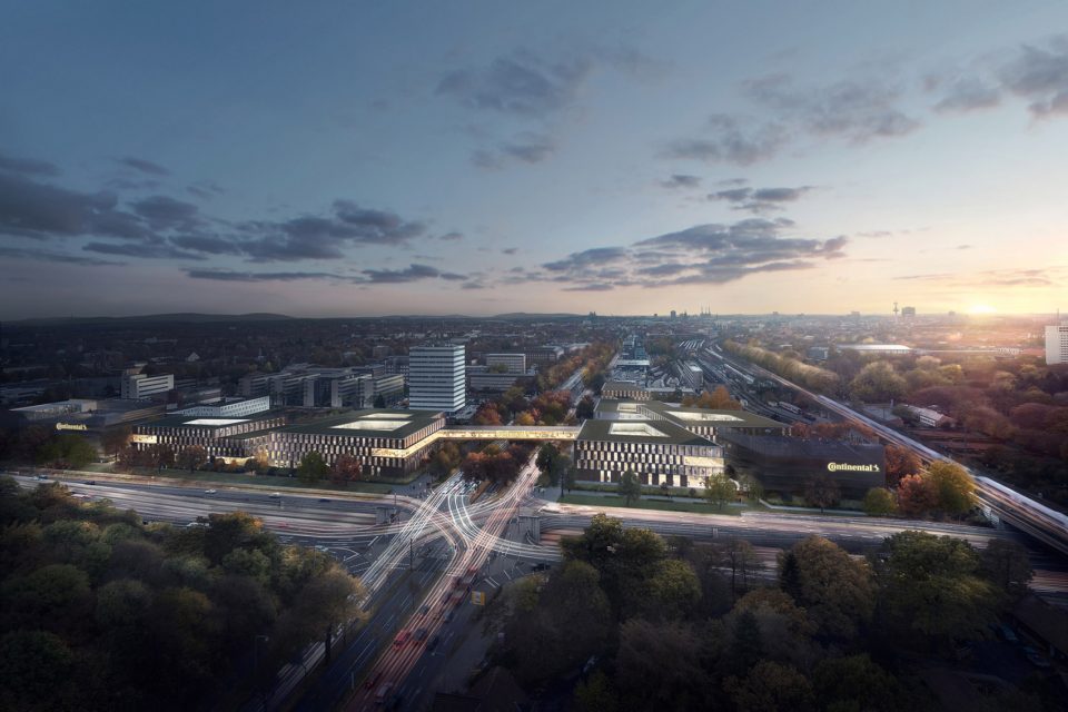 The new Continental AG headquarters in Hanover By HENN