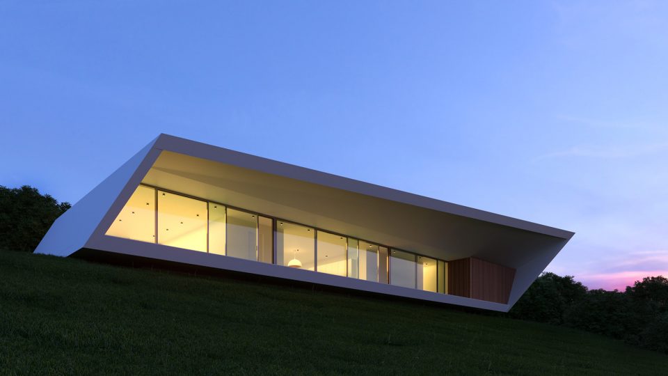 Home White line By Nravil Architects