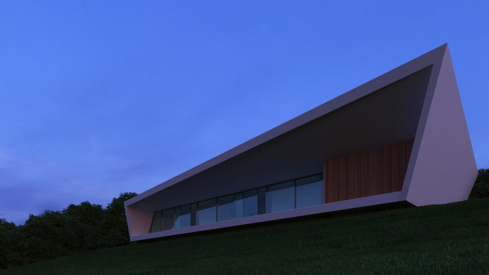 Home White line By Nravil Architects