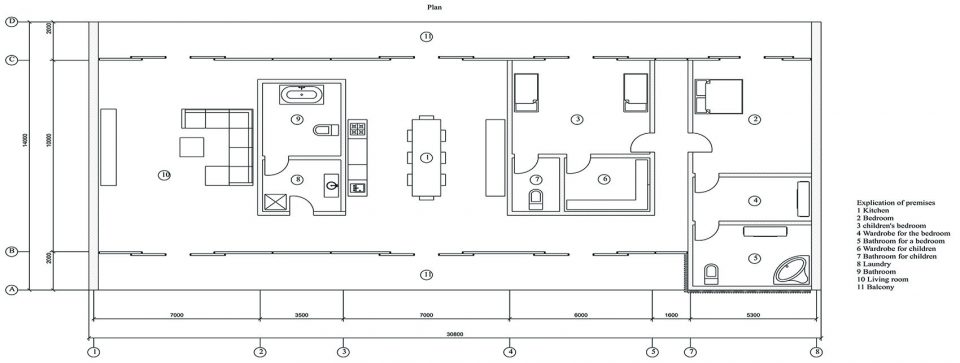 Home White line By Nravil Architects