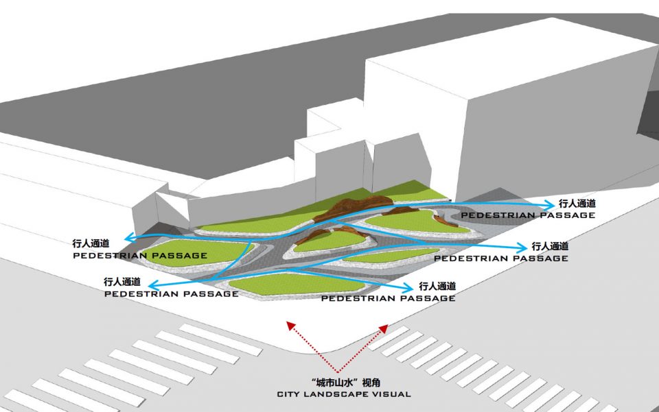 Ba da chu road corner Landscape re design