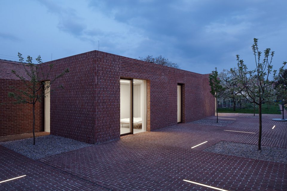 Brick Garden with Brick House By Jan Proksa