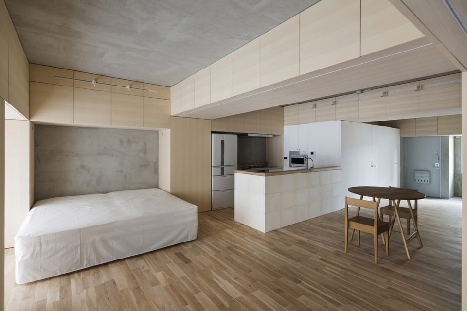 bed Pillar form Beam formr PERSIMMON HILLS architects