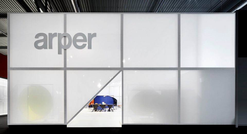 Arper’s Booth By MAIO