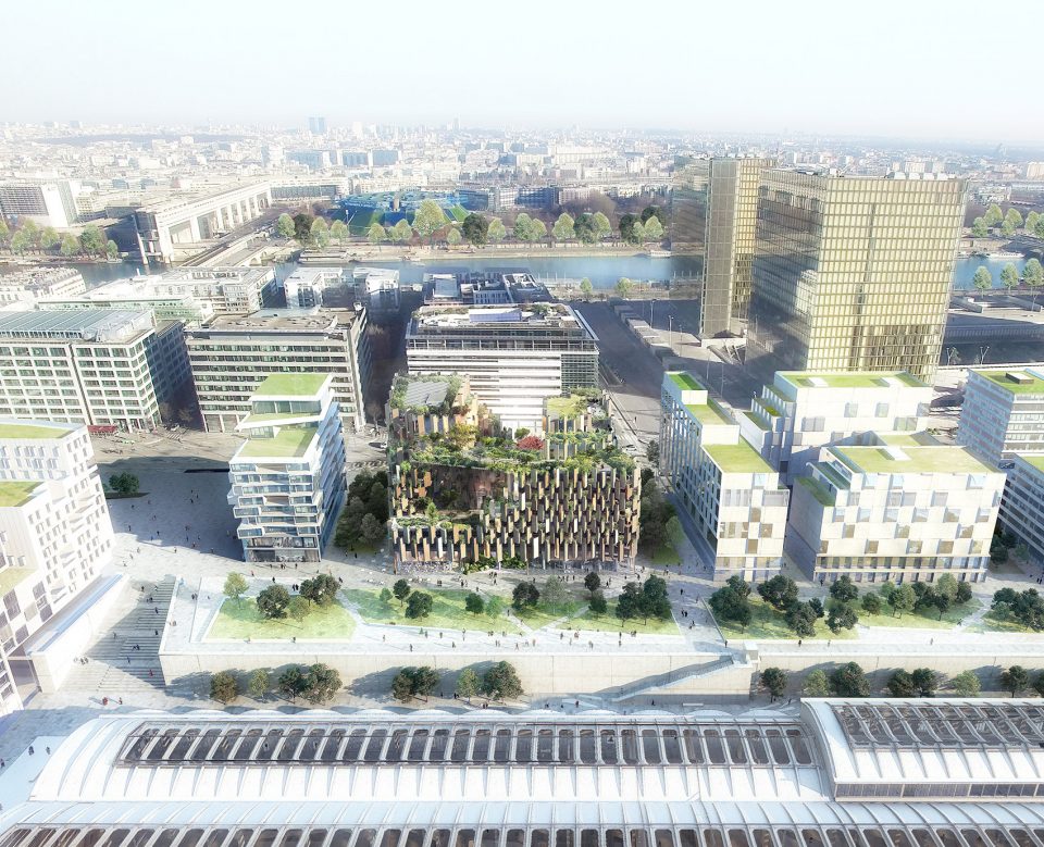 Aurore T5B Paris Hotel by Kengo Kuma Associates
