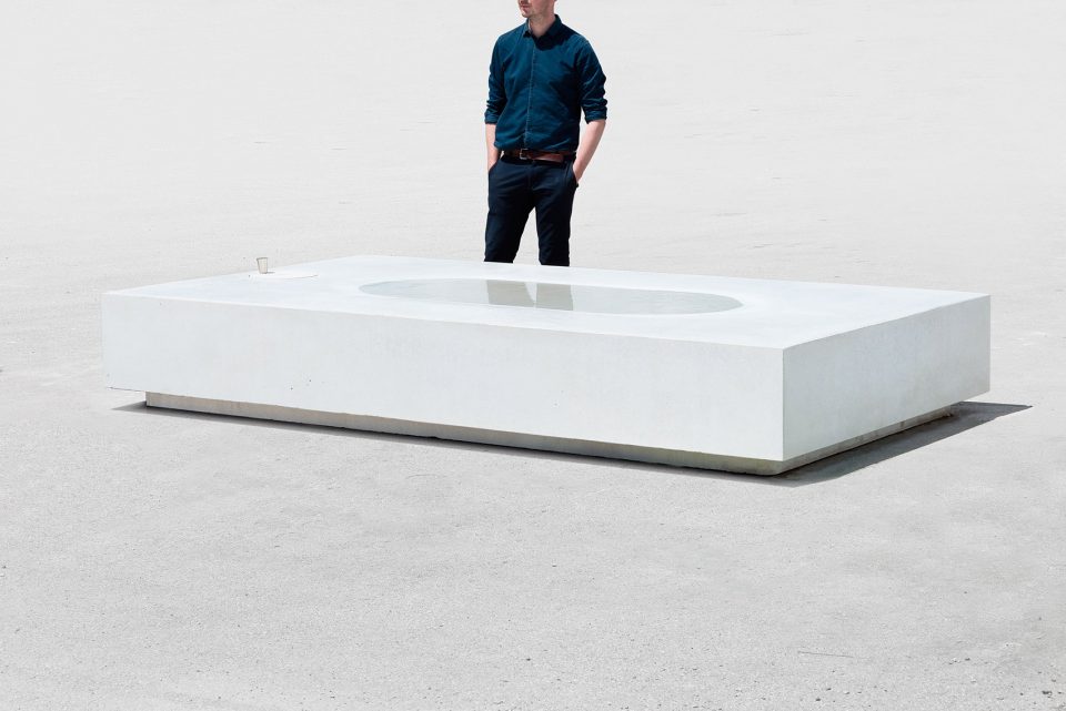 White Concrete by Jean Couvreur