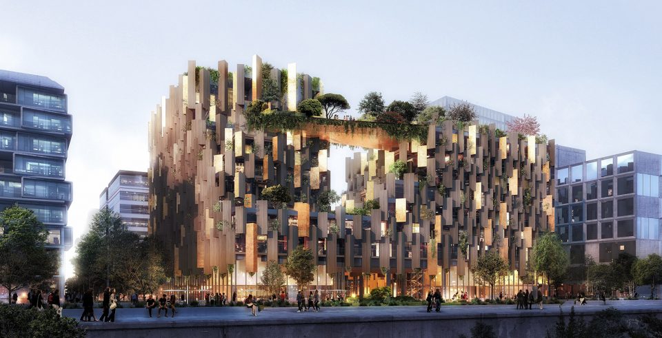 Aurore T5B Paris Hotel by Kengo Kuma Associates