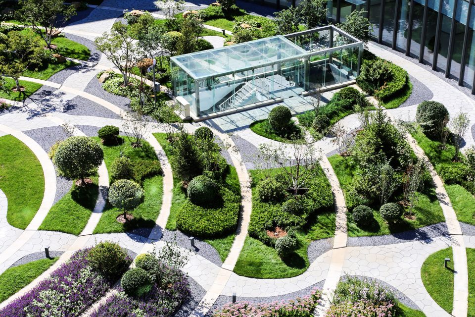 Central Gardenscape for Taikang Business School by Farmerson Architects