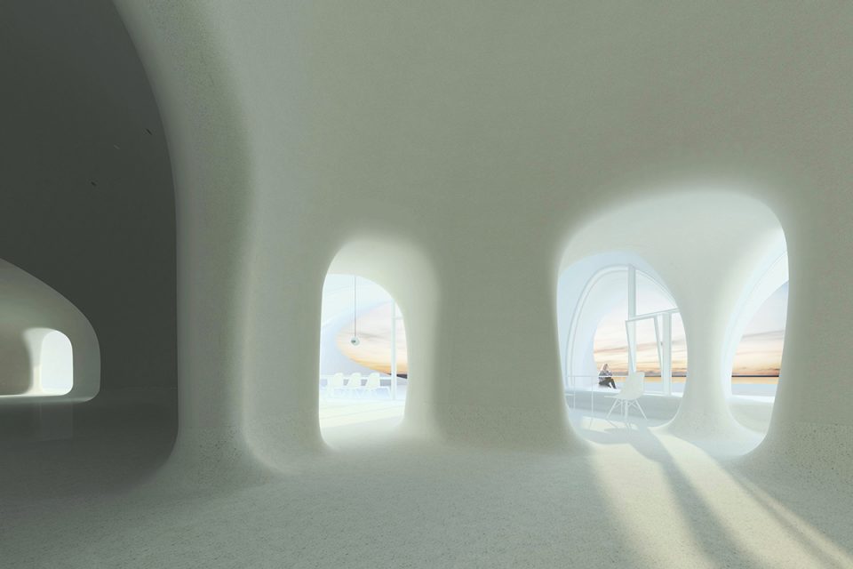Dune Art Space Rendering Lounge