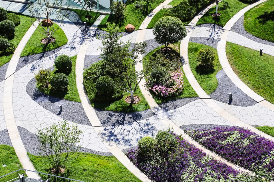 Central Gardenscape for Taikang Business School by Farmerson Architects