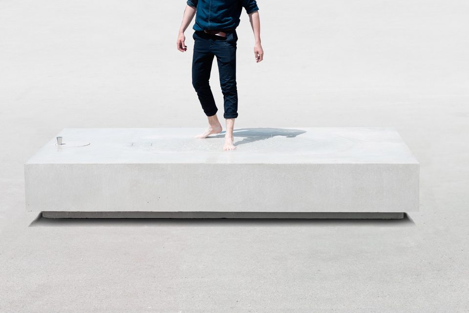 White Concrete by Jean Couvreur