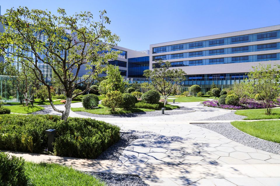 Central Gardenscape for Taikang Business School by Farmerson Architects