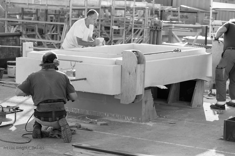 White Concrete by Jean Couvreur