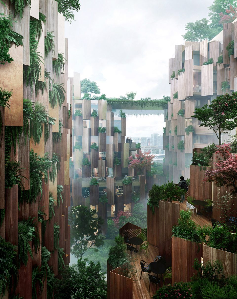 Aurore T5B Paris Hotel by Kengo Kuma Associates
