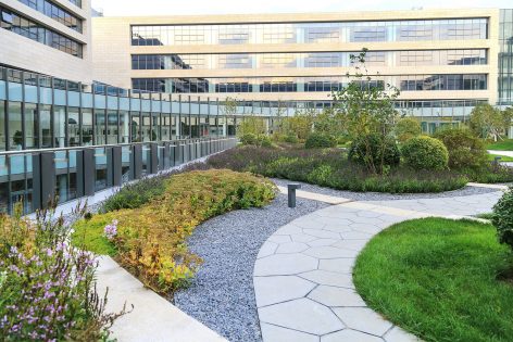 Central Gardenscape for Taikang Business School by Farmerson Architects