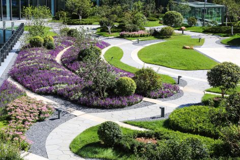 Central Gardenscape for Taikang Business School by Farmerson Architects