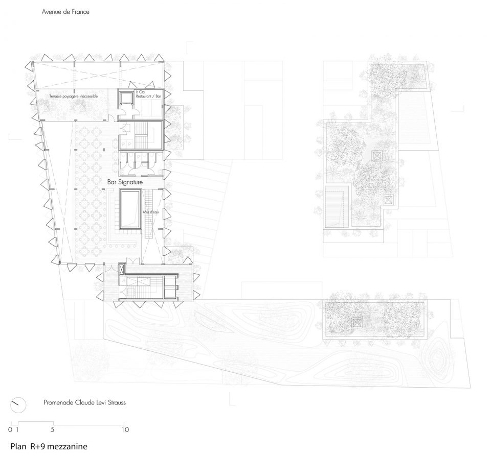 Aurore T5B Paris Hotel by Kengo Kuma Associates