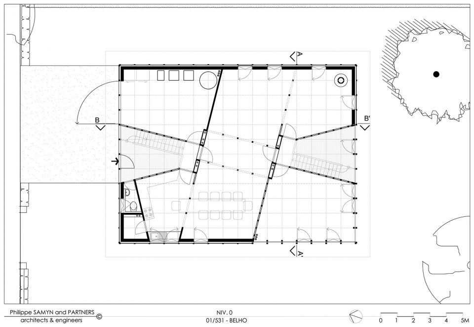HOUSE FOR ALAIN HUBERT By Philippe SAMYN and PARTNERS