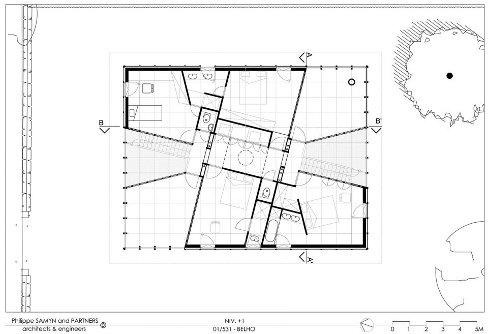 HOUSE FOR ALAIN HUBERT By Philippe SAMYN and PARTNERS