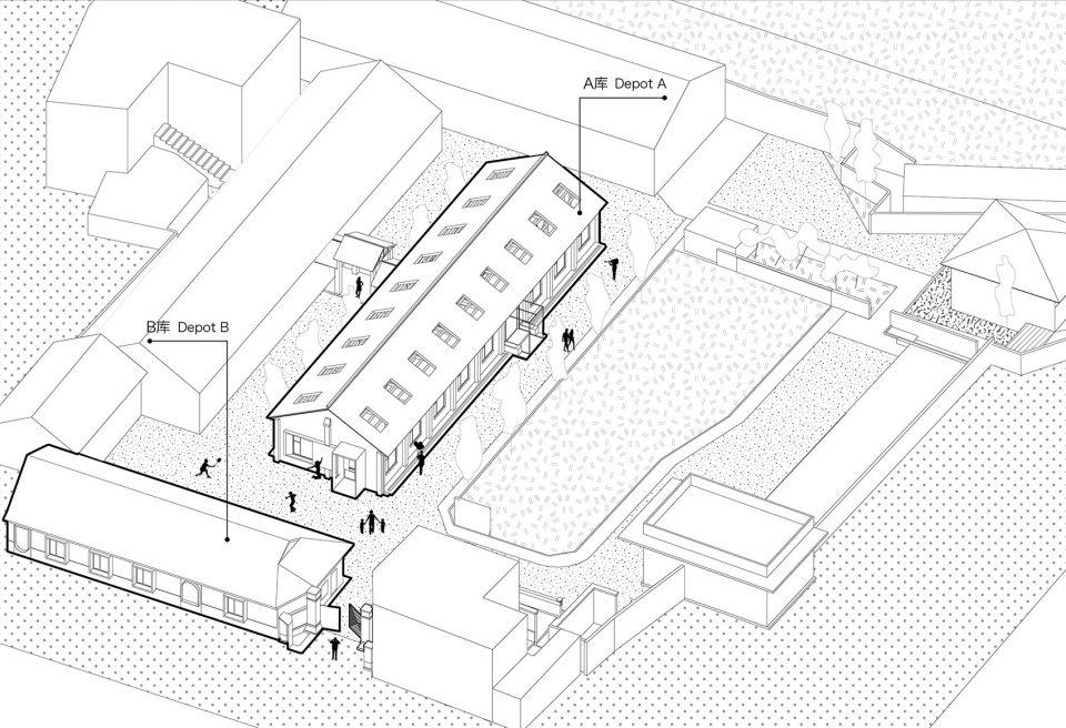 22Town Folktales22 The Newborn of Two Old Factory Buildings By FON STUDIO