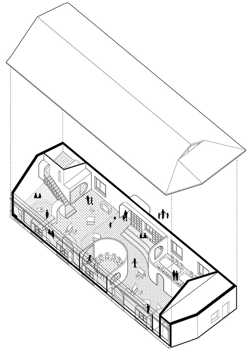 22Town Folktales22 The Newborn of Two Old Factory Buildings By FON STUDIO